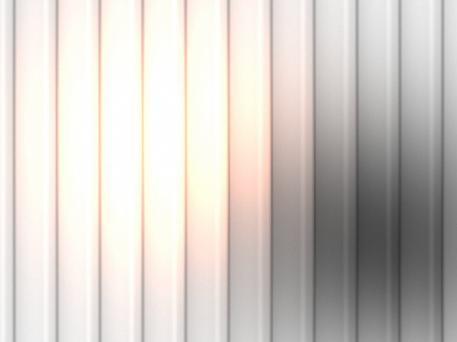 Soft light seen through reeded glass